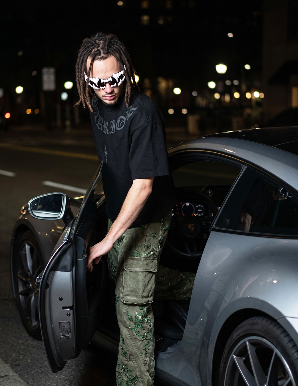 StreetplayR WARRIOR Tee — Black product photograph